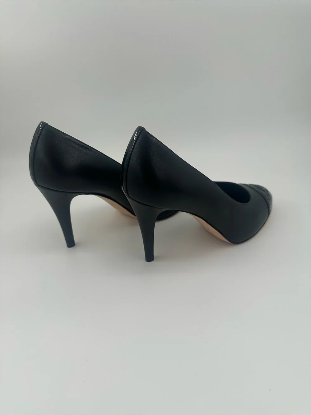 CHANEL Classic Black Cap-Toe Pumps EU 37 | Never Worn | Box & Dust Bag